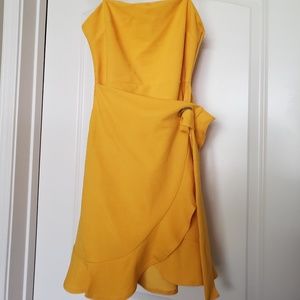 Mustard Wrap Dress